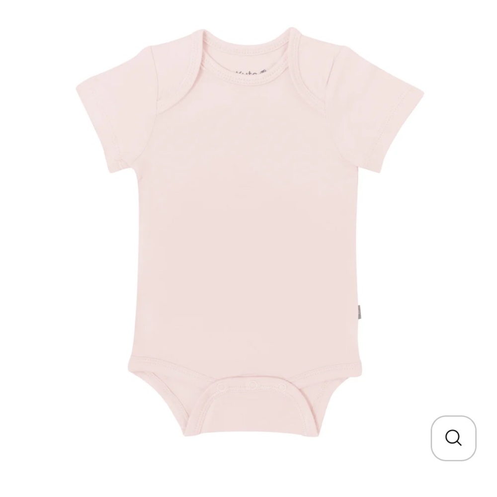 Kyte Baby Bodysuit in Blush - 0-3m